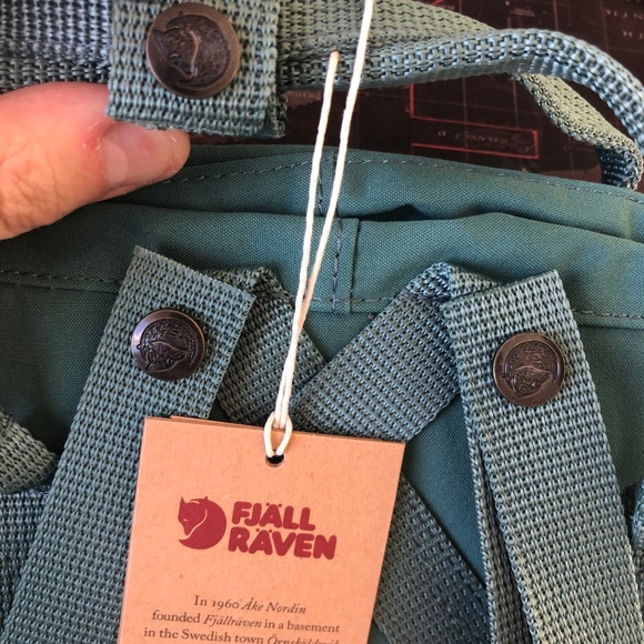 Fjallraven Kanken Backpack Color Frost Green - Picture 6 of 8
